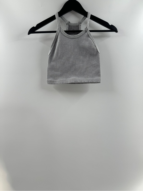FP Movement by Free People Tops - Free People Movement Gray Ribbed Cropped Workout Tank Top – Women's XS
